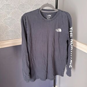 Men’s  The North face navy long sleeve top
